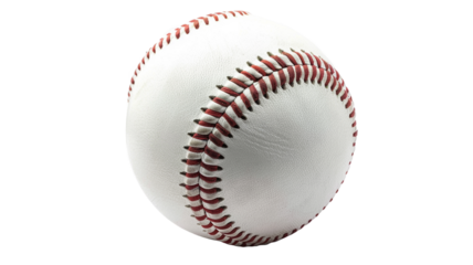 Baseball isolated on transparent background with clipping path.
