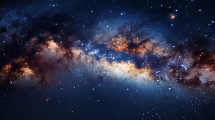Obraz premium milky way in space.