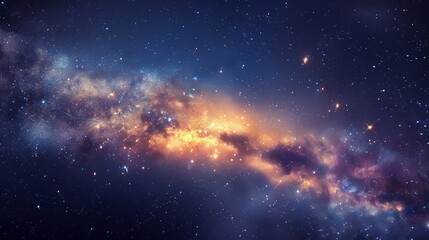 Fototapeta premium milky way in space.