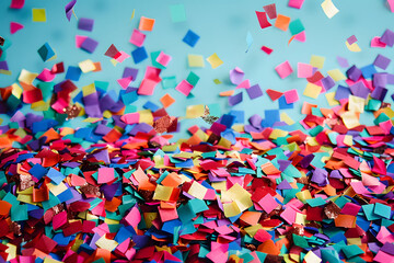 Colored confetti