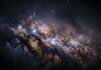 Fototapeta premium milky way in space.