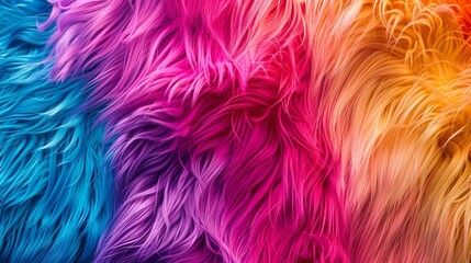 Pop colorful fur enlarged background.