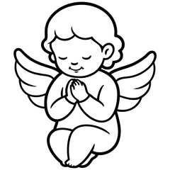 angel with heart