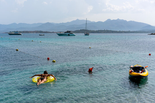 Serene seaside relaxation in Sardinia, Italy