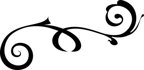 Arabesque vintage heraldic design element.