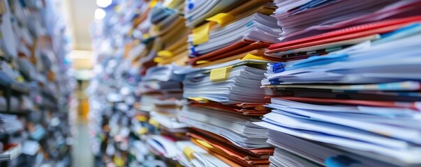 A detail of the oragenized company documents for the business.