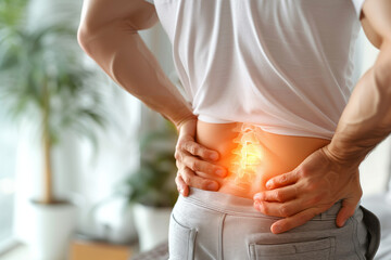 male lower back pain