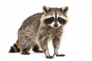 Raccoon Standing on Hind Legs