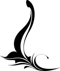 Fototapeta premium Arabesque vintage heraldic design element.