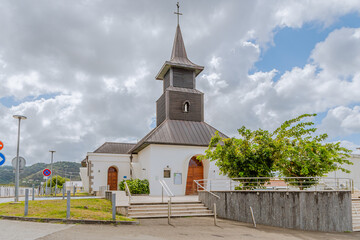 Eglise de la ville du Marin en Martinique, Antilles Françaises.