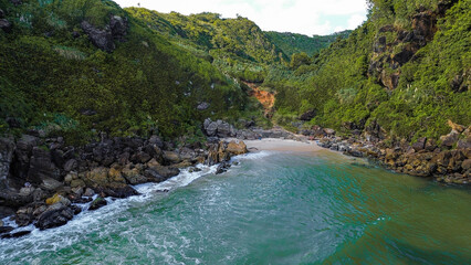 Obraz premium Praia do Morcego, Itajaí, Santa Catarina.