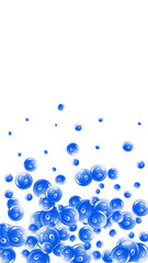 Magnesium round capsules scattered randomly.