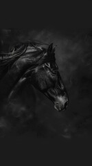 Majestic Horse, animal background in high resolution