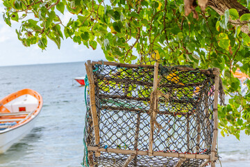 Port de pêche de la ville du Marin en Martinique, Antilles Françaises.