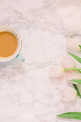 tulips and coffee