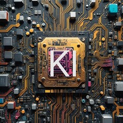 KI artificial intelligence technology CPU central processor unit printed circuit board