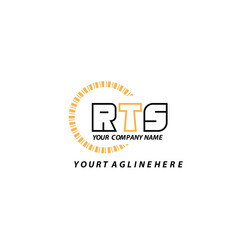 RTS  letter logo creative design with vector graphic, RTS simple and modern logo. RTS vector logo. RTS luxurious alphabet design