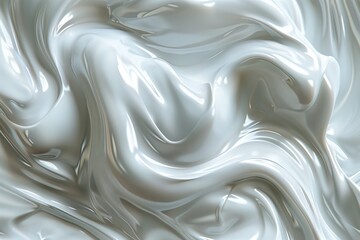 White cream waves background. Beautiful close up macro image for mockups, templates and patterns.
 - Powered by Adobe