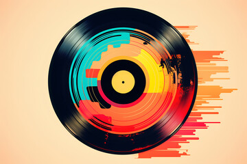 Colorful design record player