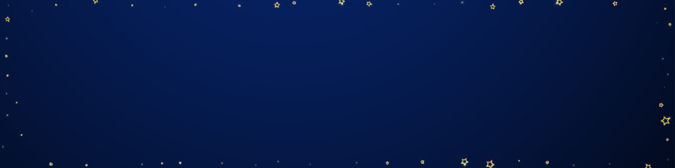 Gold sparkling star confetti.