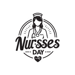 Fototapeta na wymiar Happy Nurses Day International Nurses Day Free Download.