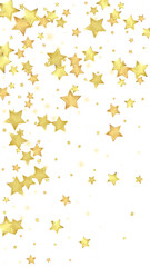 Magic stars vector overlay.  Gold stars scattered