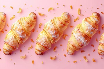 National Pastry Day vector. Sweet and salty pastries vector. Pastry Day Poster, December 9.