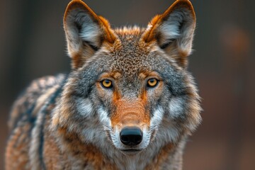 Obraz premium National Wolf Awareness Week. Holiday concept. Template for background, banner, card, poster, t-shirt with text inscription copy space