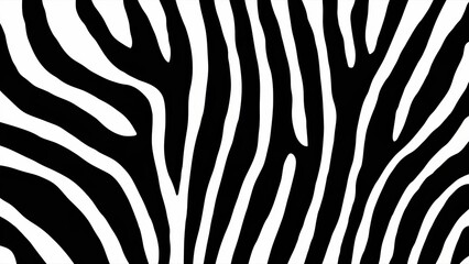 Fototapeta na wymiar zebra stripes depicted with clean, bold lines against a stark white background