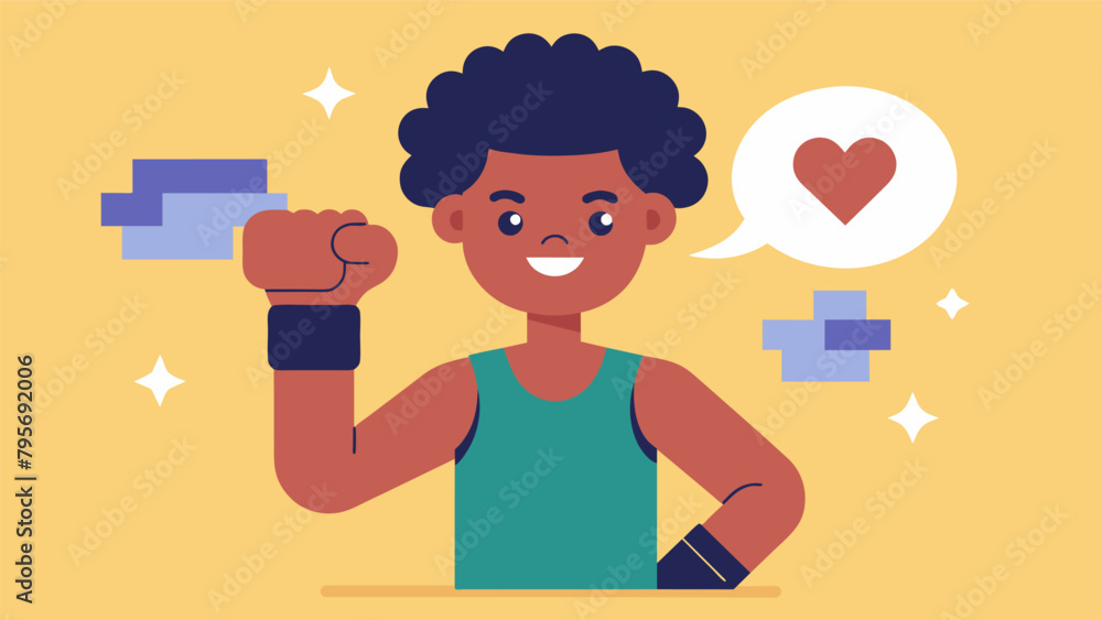 Poster a person with low selfesteem shares how kickboxing has helped them develop a more positive selfimage