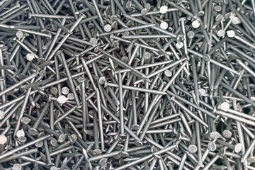 steel nails texture background