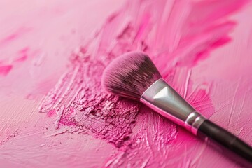 Abstract background cosmetics device brush.