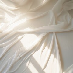 Backgrounds sheet white silk