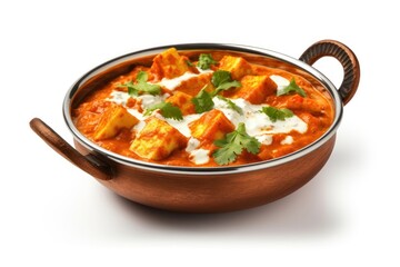 Paneer Butter Masala indian food curry meal dish.