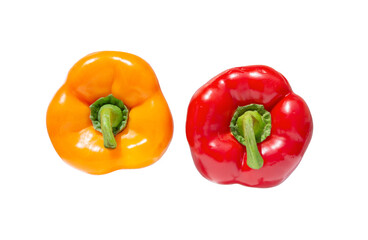 Bell pepper isolated.