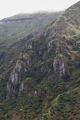 Fototapeta na wymiar view of the mountains in Sao Miguel, Azores