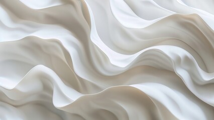 Obraz premium Abstract white silk texture background