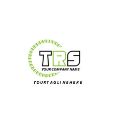 TRS letter logo creative design with vector graphic, TRS simple and modern logo. TRS luxurious alphabet design