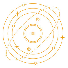 Minimalist Cosmic Vintage