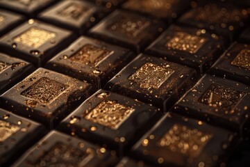 Close-up on a series of luxury-themed scratch cards, each featuring sophisticated 3D animations, designed to attract high-end Adobe Stock users