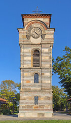 Clock Dial at Lazarica Church Bell Tower in Krusevac Serbia