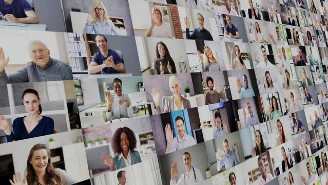 Online Virtual Video Conference Call