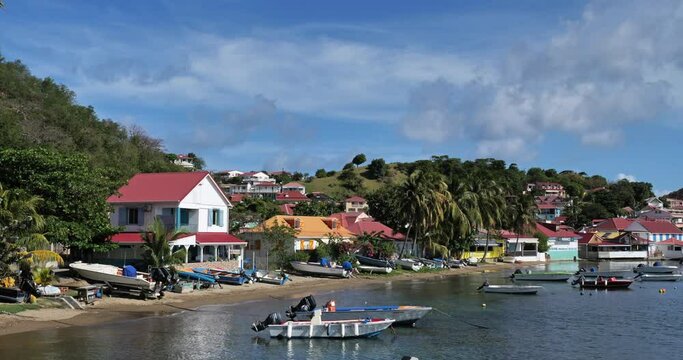 Anse du Bourg,the island of the Saintes, Terre de Haut, Guadeloupe, French caribbean islands