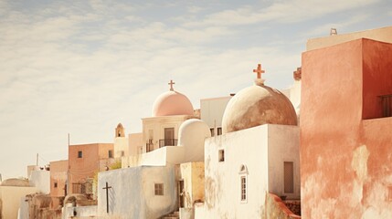 Beautiful view of the ancient church and architecture against the sky