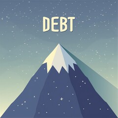 Debt Looming Over a Mountain. Generative AI