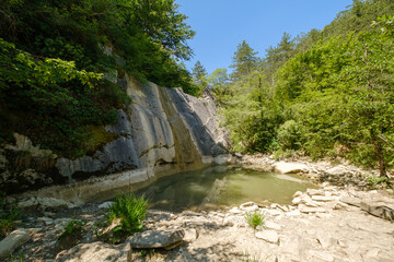 Veli vir waterfall in Istria Croatia
