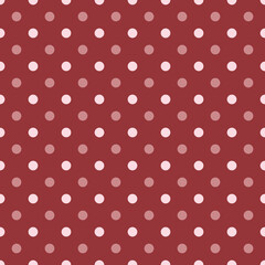 Simple, seamless pink polka dot background