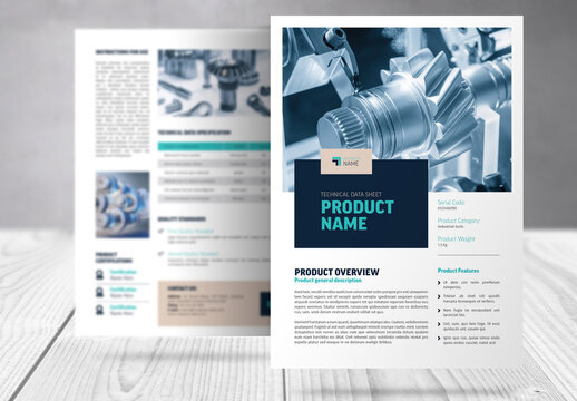 Product Data Specification Sheet Template 
