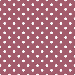 Simple, seamless polka dot background © Tanita
