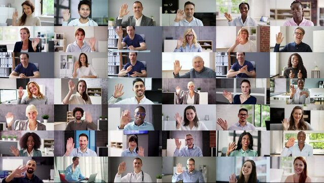 Online Virtual Video Conference Call